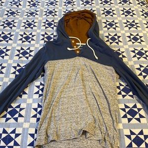 Buttoned hoodie, casual